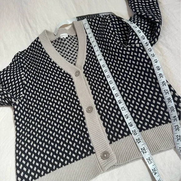 KULE Barton Cardigan in Navy Size Medium - Picture 10 of 11